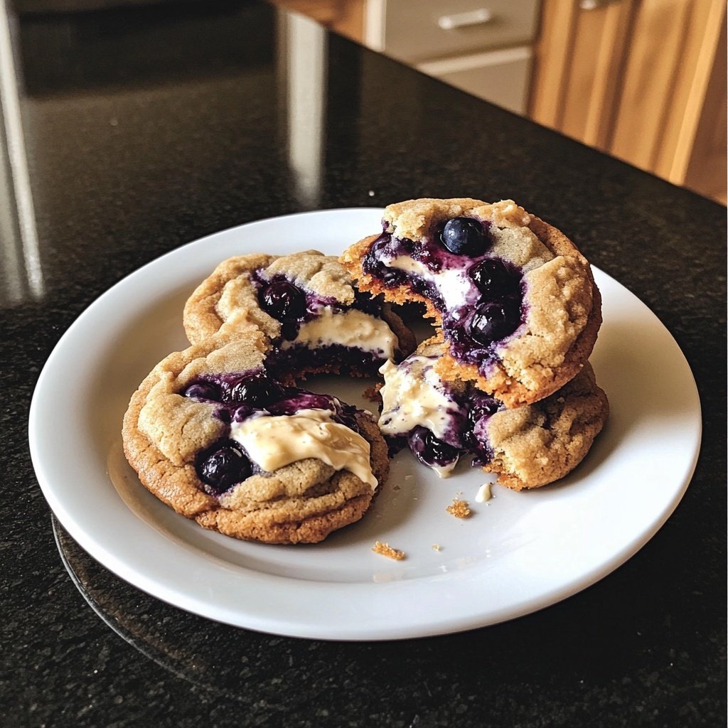 Blueberry Cheesecake Cookies