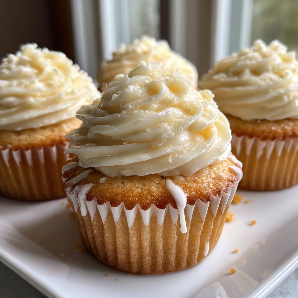 Vanilla Cream Filled Cupcakes