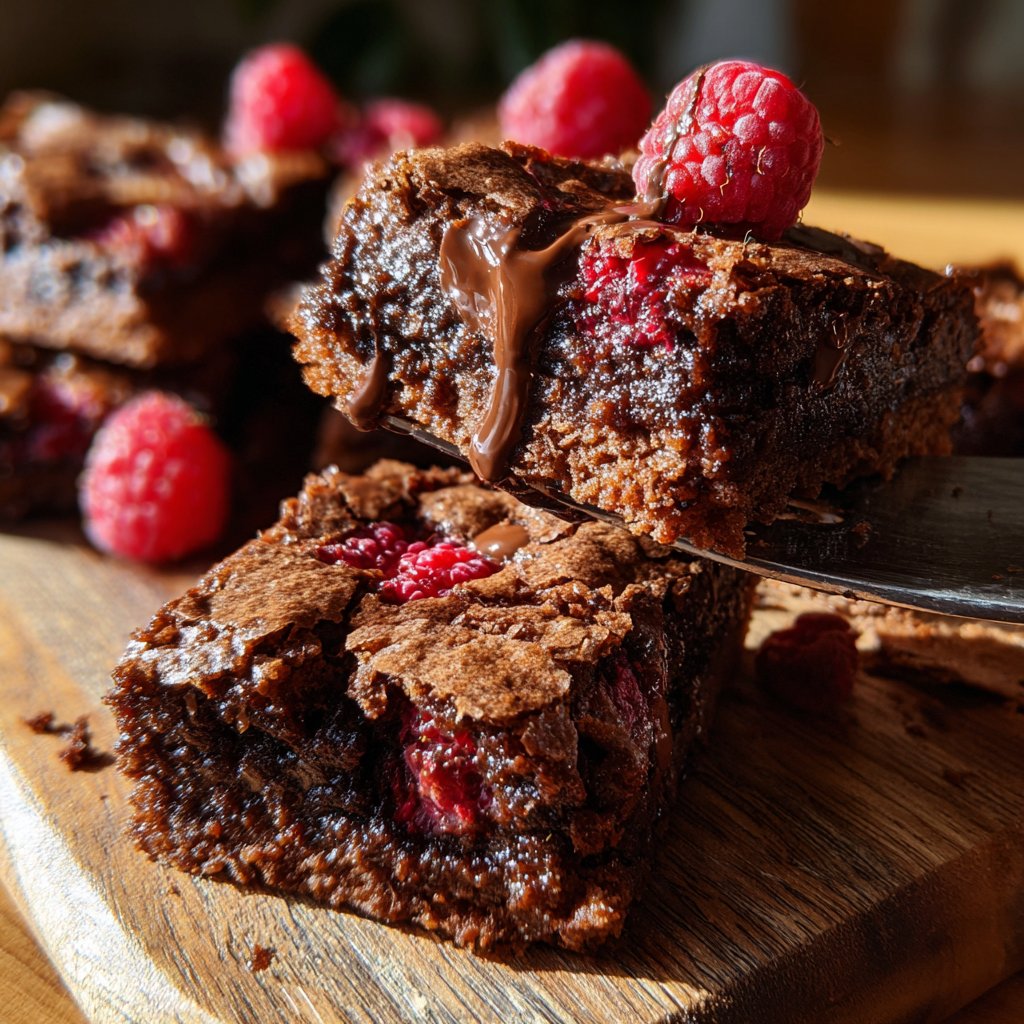 Chocolate Raspberry Brownies