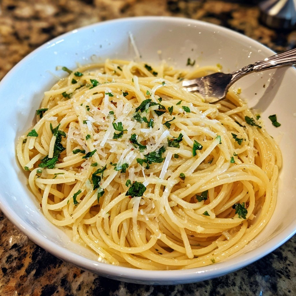 Quick & Easy 15-Minute Garlic Pasta