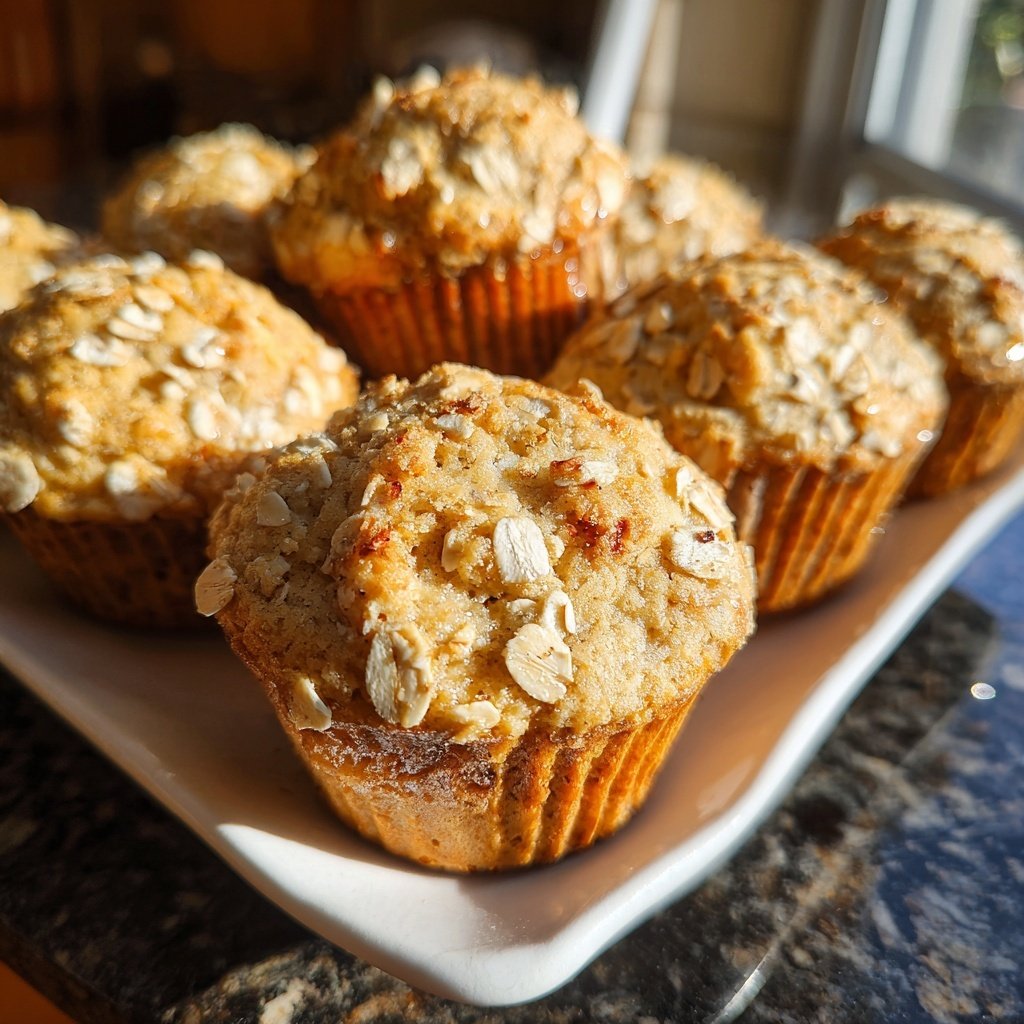 Healthy Muffins With Oats And Honey