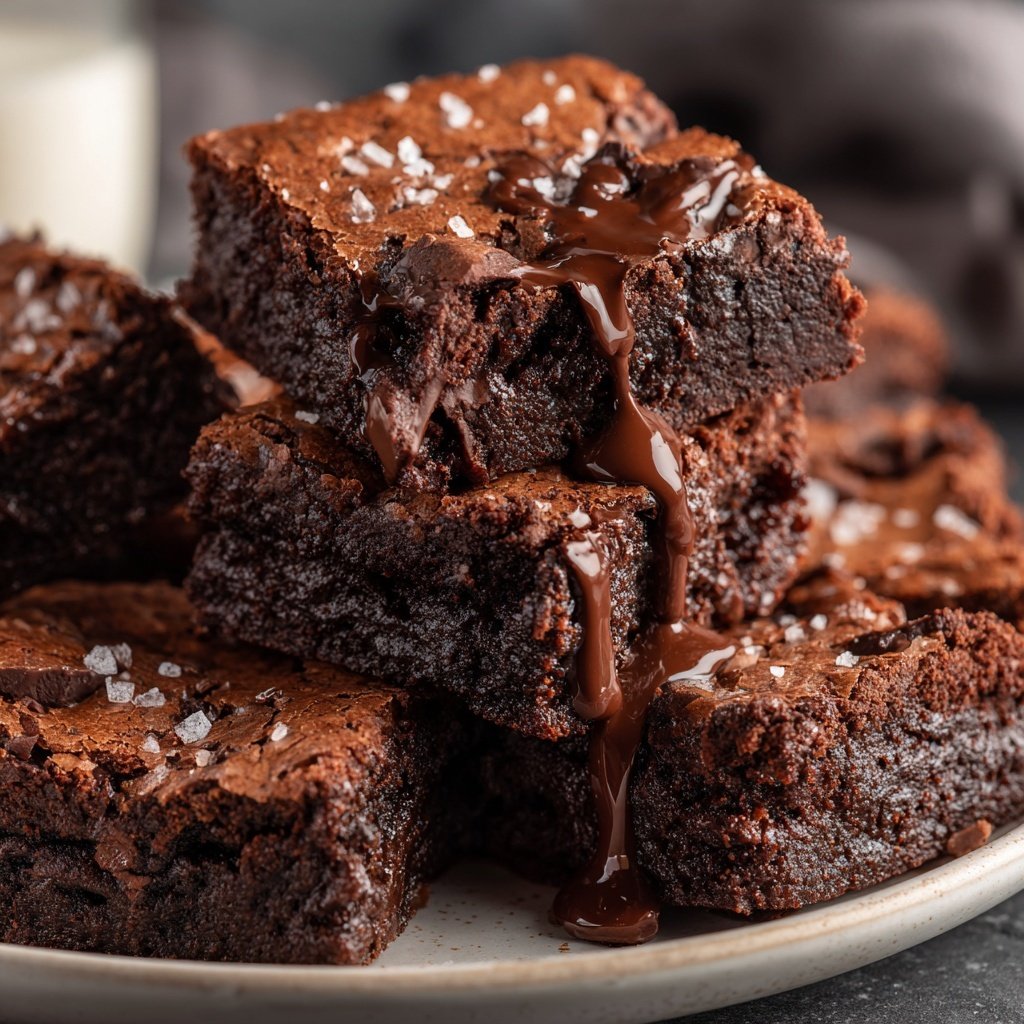 Sourdough Discard Brownies Fudgy Style