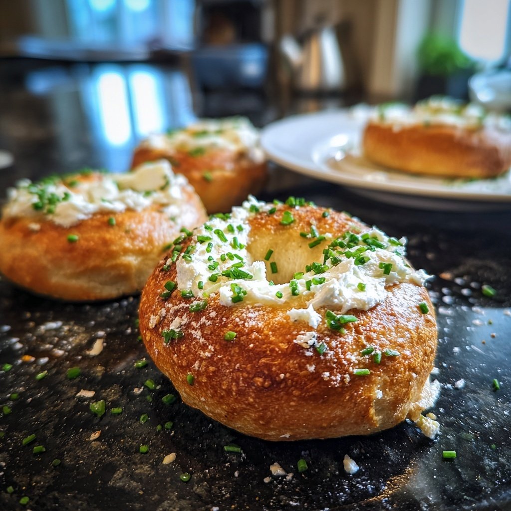 Crispy No Yeast Yogurt Bagels