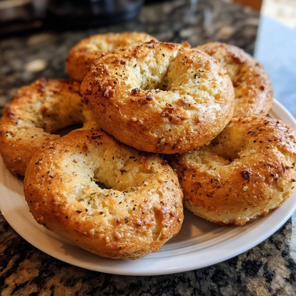Protein Bagels Without Yeast