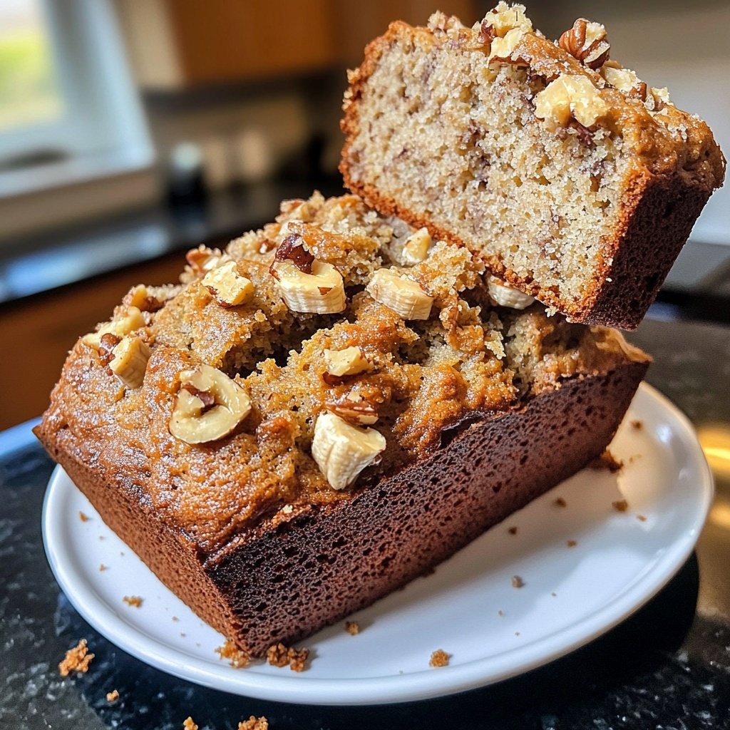 Simple Banana Bread Loaf
