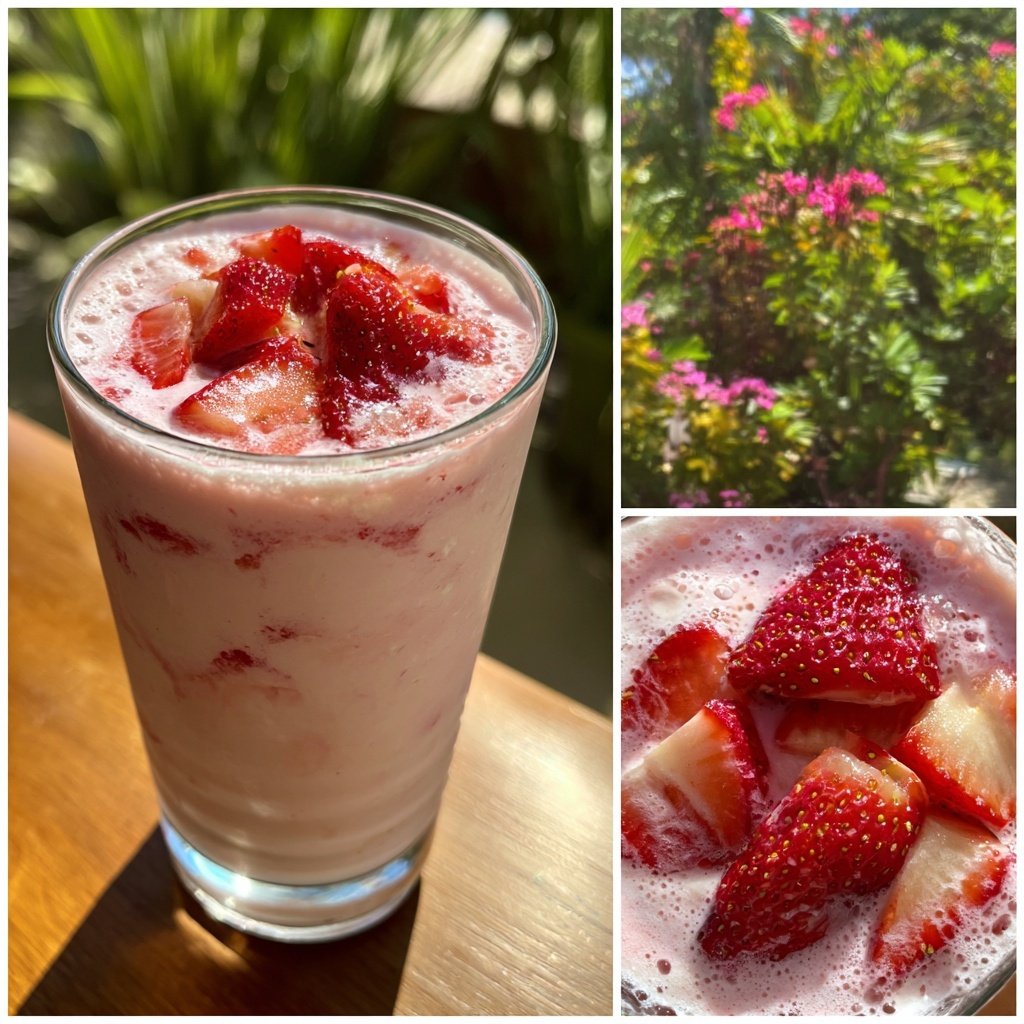 Strawberry Vanilla Protein Shake