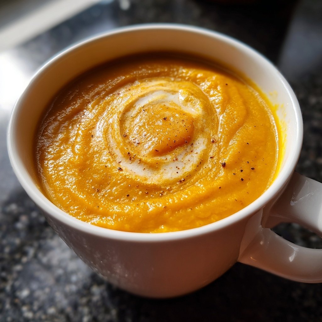 Healthy Crockpot Ginger Carrot Soup