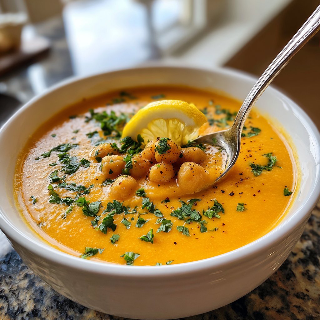 Creamy Lemon Chickpea Soup