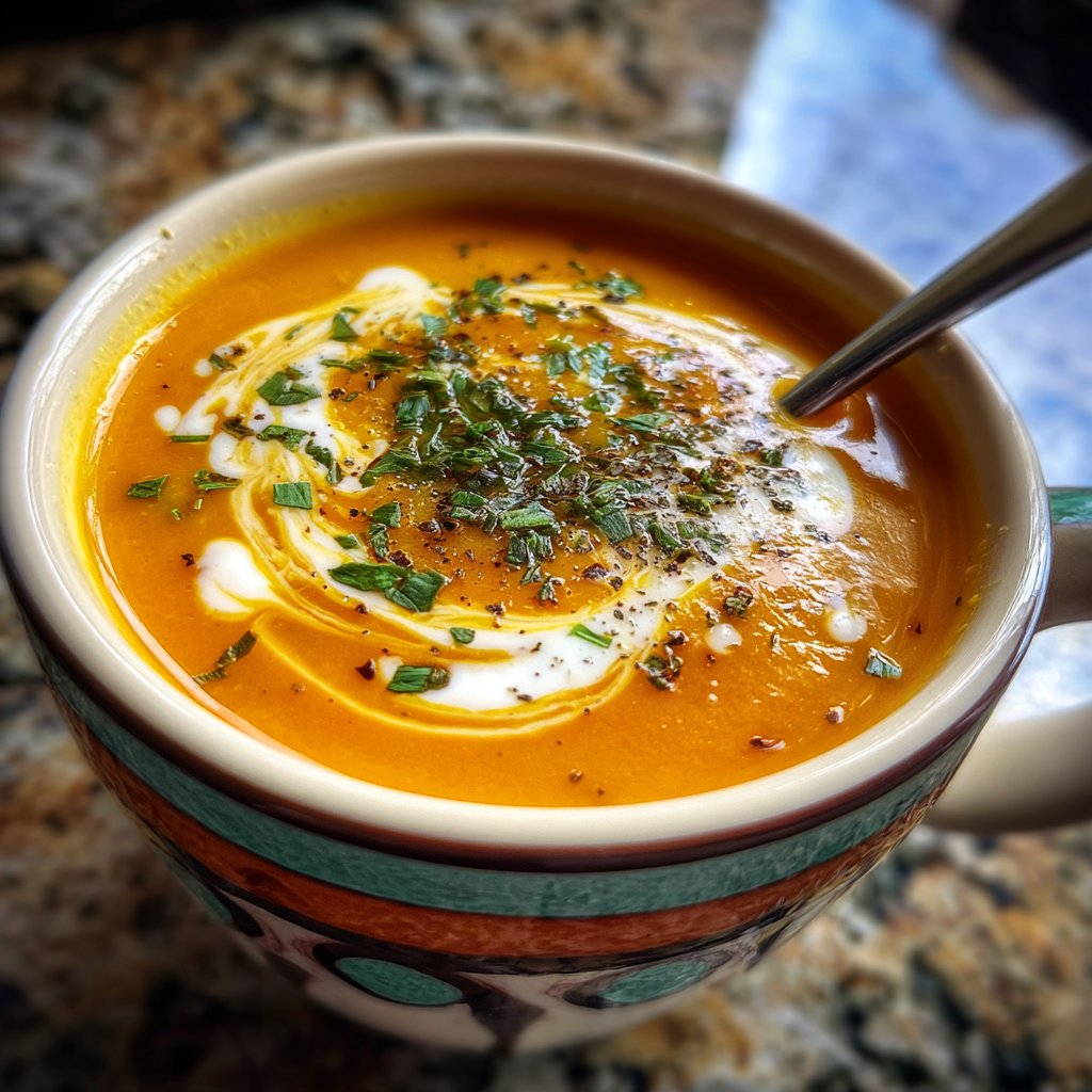 Creamy Carrot Ginger Soup