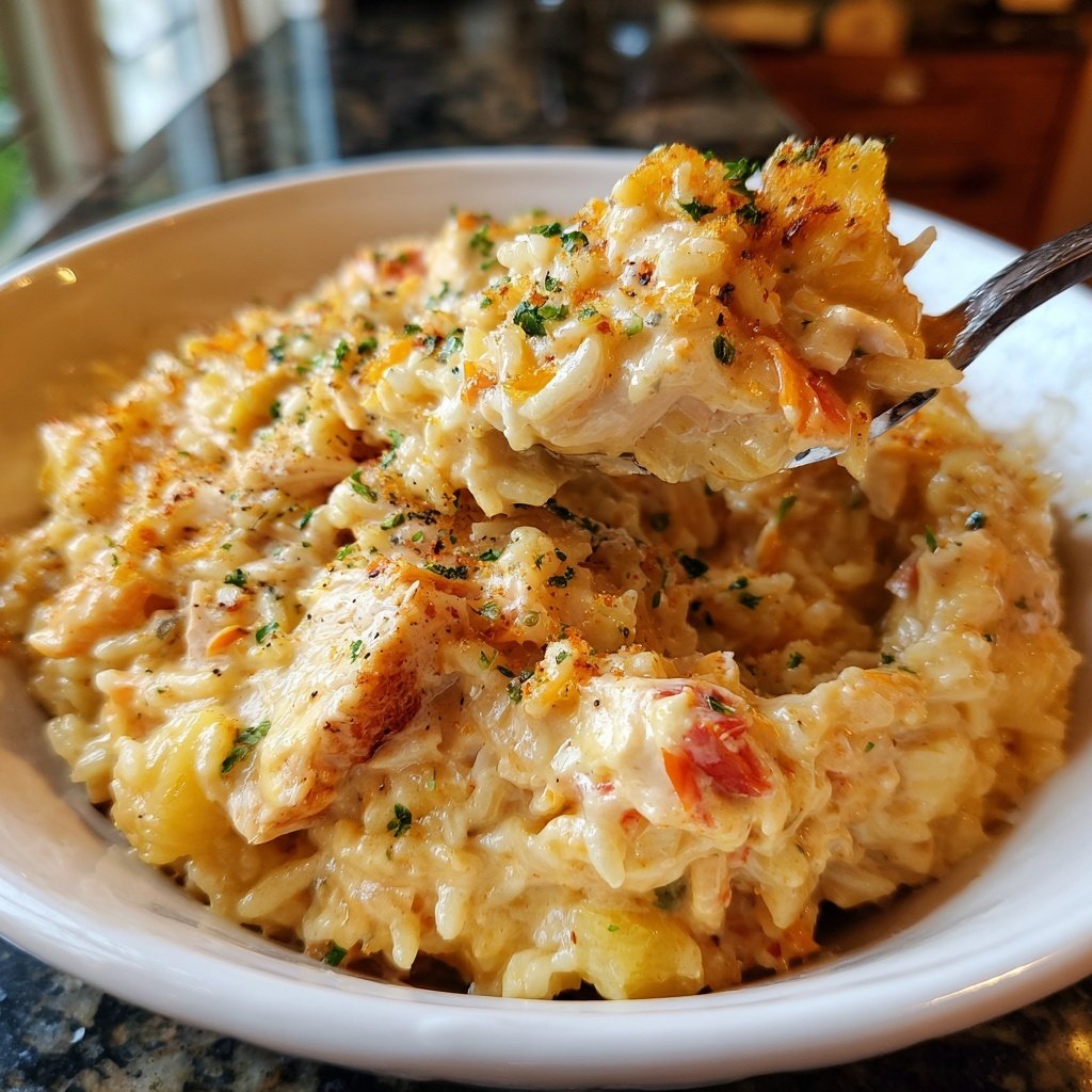 Creamy One Pot Pineapple Chicken And Rice