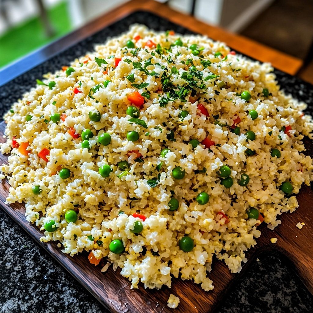 Healthy Cauliflower Rice Pilaf
